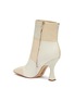  - SAM EDELMAN - Olina patchwork square toe leather ankle boots