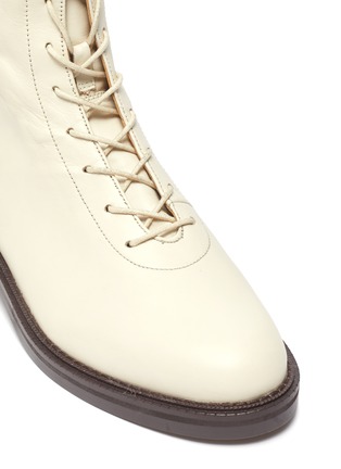Detail View - Click To Enlarge - SAM EDELMAN - 'Nellyn' leather combat boots