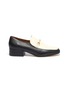 Main View - Click To Enlarge - SAM EDELMAN - Jamille monochrome leather heeled horsebit loafers