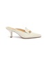 Main View - Click To Enlarge - SAM EDELMAN - 'Tenetta' chain embellished leather mules