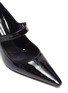 Detail View - Click To Enlarge - ALEXANDER WANG - Grace' patent leather logo pumps