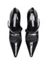 Figure View - Click To Enlarge - ALEXANDER WANG - Grace' patent leather logo pumps