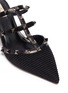 Detail View - Click To Enlarge - VALENTINO GARAVANI - Valentino Garavani 'Rockstud 50' Cage Strap Leather Mules