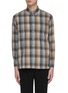 Main View - Click To Enlarge - AURALEE - Checked ombre shirt