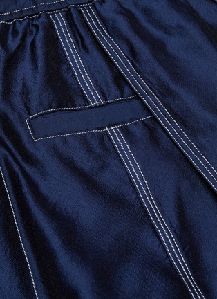  - ANGEL CHEN - Contrast stitch panel fold pants