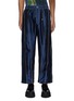 Main View - Click To Enlarge - ANGEL CHEN - Contrast stitch panel fold pants