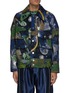Main View - Click To Enlarge - ANGEL CHEN - Universe' mixed embroidery jacquard jacket