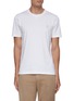 Main View - Click To Enlarge - BRUNELLO CUCINELLI - Logo embroidered crewneck cotton T-shirt