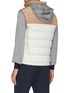 Back View - Click To Enlarge - BRUNELLO CUCINELLI - Corduroy insert thermo pad nylon vest