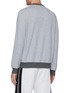 Back View - Click To Enlarge - BRUNELLO CUCINELLI - Contrast rib sweatshirt
