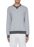 Main View - Click To Enlarge Main View - Click To Enlarge - BRUNELLO CUCINELLI - Contrast rib sweatshirt