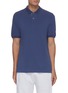 Main View - Click To Enlarge - BRUNELLO CUCINELLI - Tipped collar satin placket polo shirt