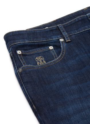  - BRUNELLO CUCINELLI - Dark wash traditional fit jeans