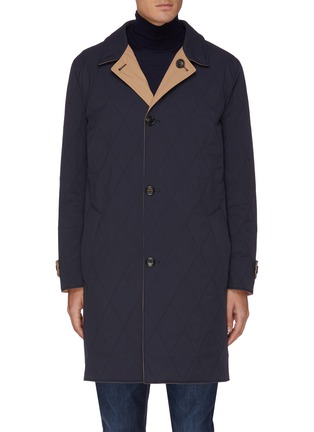 Main View - Click To Enlarge - BRUNELLO CUCINELLI - Reversible quilted thermo padded nylon coat