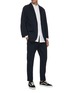 Figure View - Click To Enlarge - BRUNELLO CUCINELLI - French collar slim fit cotton twill shirt