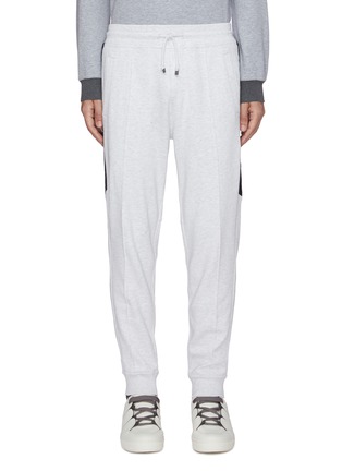 Main View - Click To Enlarge - BRUNELLO CUCINELLI - Side panel jogging pants