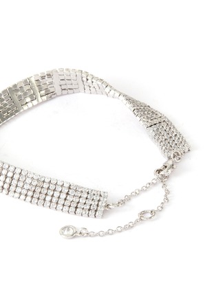 Detail View - Click To Enlarge - CZ BY KENNETH JAY LANE - Cubic zirconia five row flexi tennis bracelet