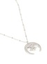 Detail View - Click To Enlarge - CZ BY KENNETH JAY LANE - Moon and star cubic zirconia pendant necklace