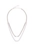 Main View - Click To Enlarge - CZ BY KENNETH JAY LANE - Cubic zirconia layered link chain necklace
