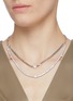 Figure View - Click To Enlarge - CZ BY KENNETH JAY LANE - Cubic zirconia layered link chain necklace