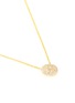 Detail View - Click To Enlarge - CZ BY KENNETH JAY LANE - Cubic zirconia disc pendant necklace