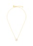 Main View - Click To Enlarge - CZ BY KENNETH JAY LANE - Cubic zirconia disc pendant necklace