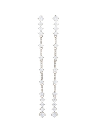 Main View - Click To Enlarge - CZ BY KENNETH JAY LANE - Cubic zirconia linear drop earrings