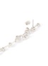 Detail View - Click To Enlarge - CZ BY KENNETH JAY LANE - Linear cluster cubic zirconia drop earrings