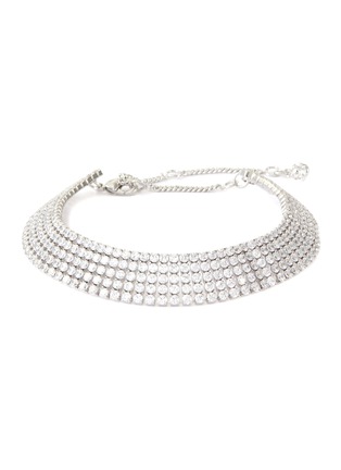 Main View - Click To Enlarge - CZ BY KENNETH JAY LANE - Cubic zirconia five row flexi tennis bracelet