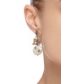 Figure View - Click To Enlarge - CZ BY KENNETH JAY LANE - Mother of pearl cubic zirconia earrings
