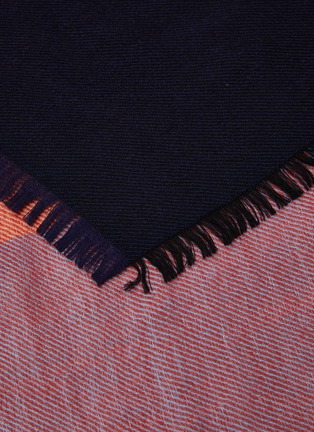 Detail View - Click To Enlarge - FRANCO FERRARI - 'Nirvana' colour block wool scarf