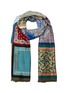 Main View - Click To Enlarge - FRANCO FERRARI - 'Pallino' multi patterned silk scarf