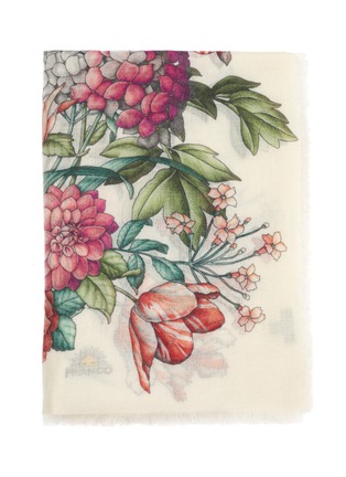 Detail View - Click To Enlarge - FRANCO FERRARI - 'Euclide' floral print scarf