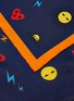 Detail View - Click To Enlarge - FRANCO FERRARI - 'Twill Seta' emoji motif silk scarf