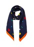 Main View - Click To Enlarge - FRANCO FERRARI - 'Twill Seta' emoji motif silk scarf
