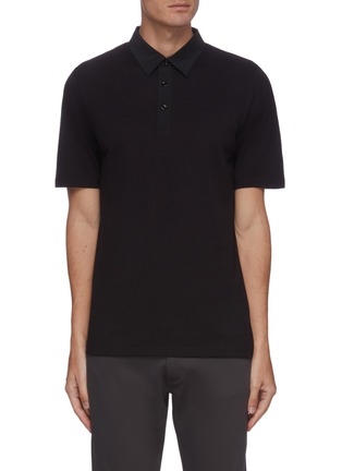 Main View - Click To Enlarge - THEORY - Pima cotton blend polo shirt