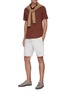 Figure View - Click To Enlarge - THEORY - Cotton blend polo shirt
