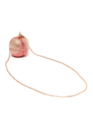 Figure View - Click To Enlarge - JUDITH LEIBER - 'Peach' crystal clutch