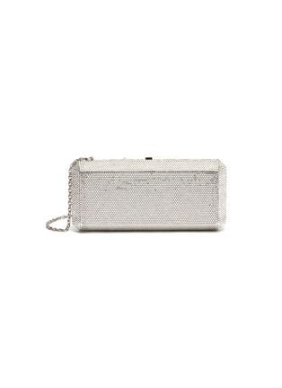 Main View - Click To Enlarge - JUDITH LEIBER - 'Slim Rectangle' crystal clutch
