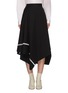 Main View - Click To Enlarge Main View - Click To Enlarge - PORTSPURE - Logo tape trim asymmetric handkerchief skirt