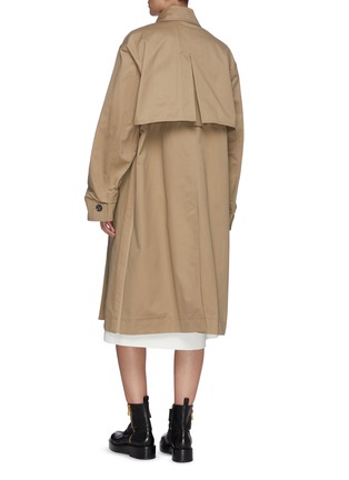Back View - Click To Enlarge - PORTSPURE - Detachable panel trench coat