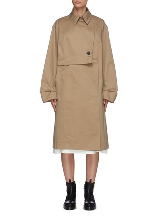 Main View - Click To Enlarge - PORTSPURE - Detachable panel trench coat