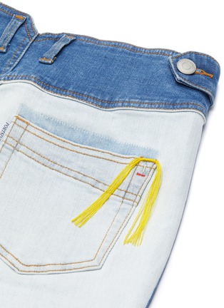  - PORTSPURE - Contrast panelled skinny jeans