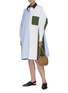 Figure View - Click To Enlarge - PORTSPURE - Contrast panel shirt dress