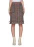Main View - Click To Enlarge - PORTSPURE - Side pockets tweed skirt