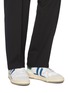 Figure View - Click To Enlarge - LANVIN - Colourblock leather panel low top sneakers