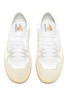 Detail View - Click To Enlarge - LANVIN - Suede panel low top tennis sneakers