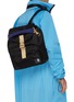 Back View - Click To Enlarge - LANVIN - Duvet' nylon backpack