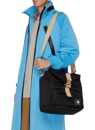 Front View - Click To Enlarge - LANVIN - Duvet' nylon backpack