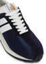 Detail View - Click To Enlarge - LANVIN - Suede panel running sneakers